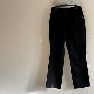 Revolt racing stripe black jeans size 16
